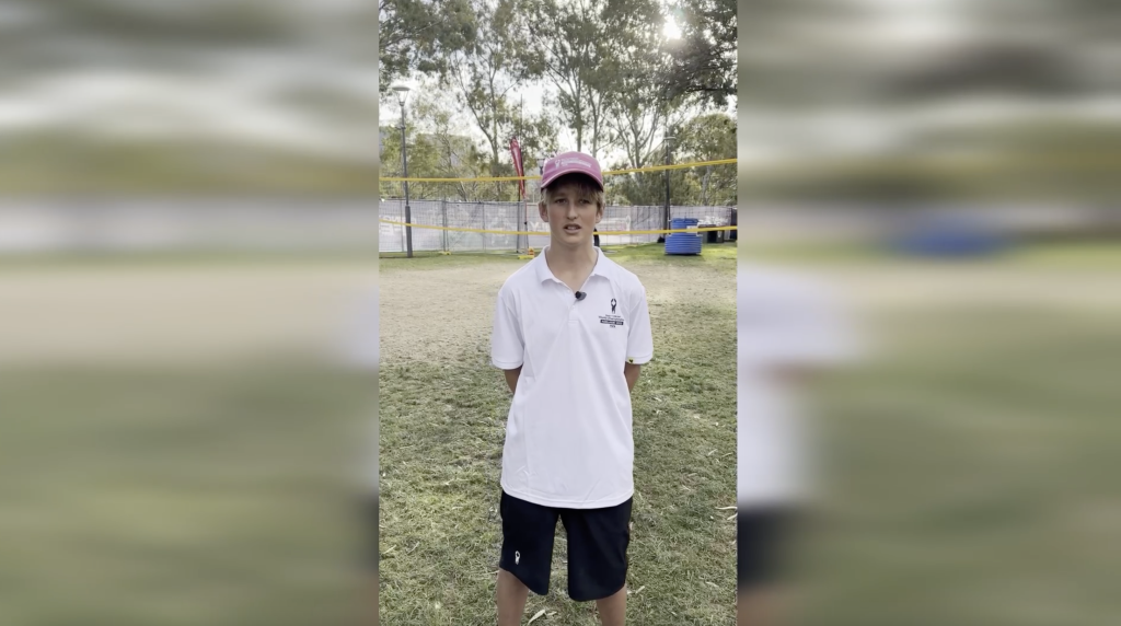 Kids having a ball volunteering at the World Beach Volleyball Championships – Volleyball Australia